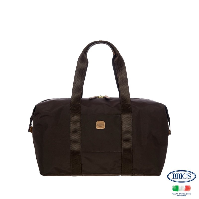 【BRIC' S】X-Bag 2合1折叠旅行袋(大)- 咖啡 - 行李箱/行李箱保护套 - 其他材质 咖啡色