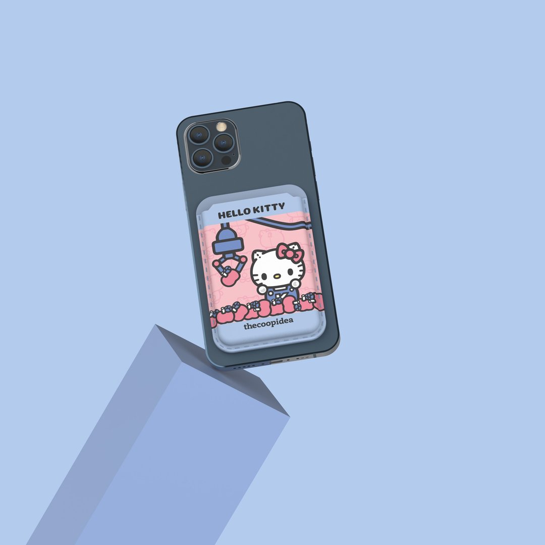 Hello Kitty x thecoopidea WELT iPhone 磁力卡片 / 银包套 - 名片夹/名片盒 - 聚酯纤维 