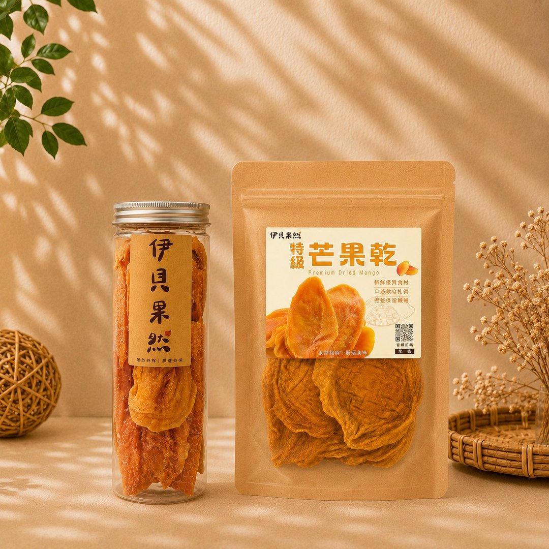 【伊贝果然】特级芒果干 - 水果干 - 防水材质 