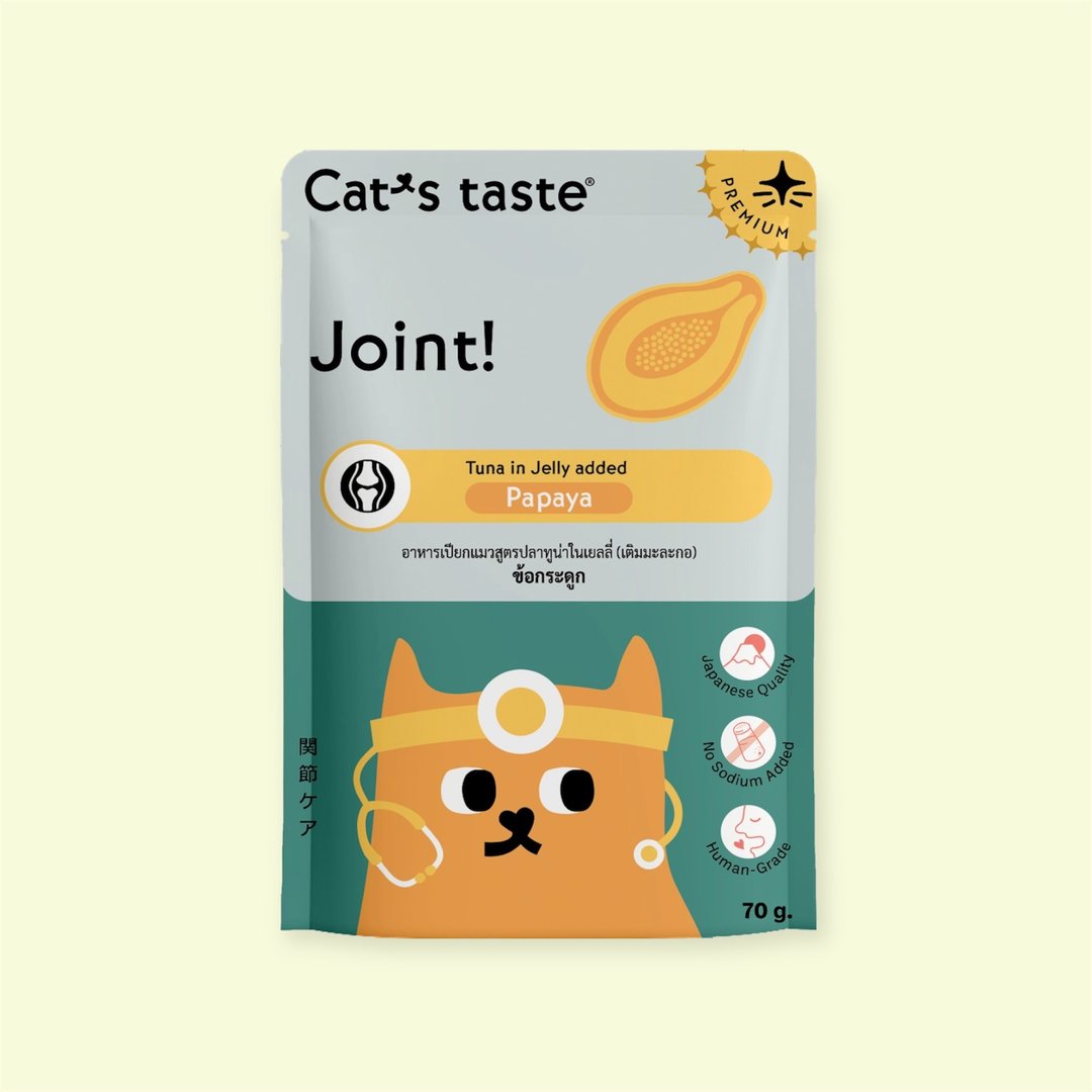Cat's Taste吞拿鱼木瓜啫喱湿猫粮 针对关节用 - 猫罐头/鲜食 - 新鲜食材 