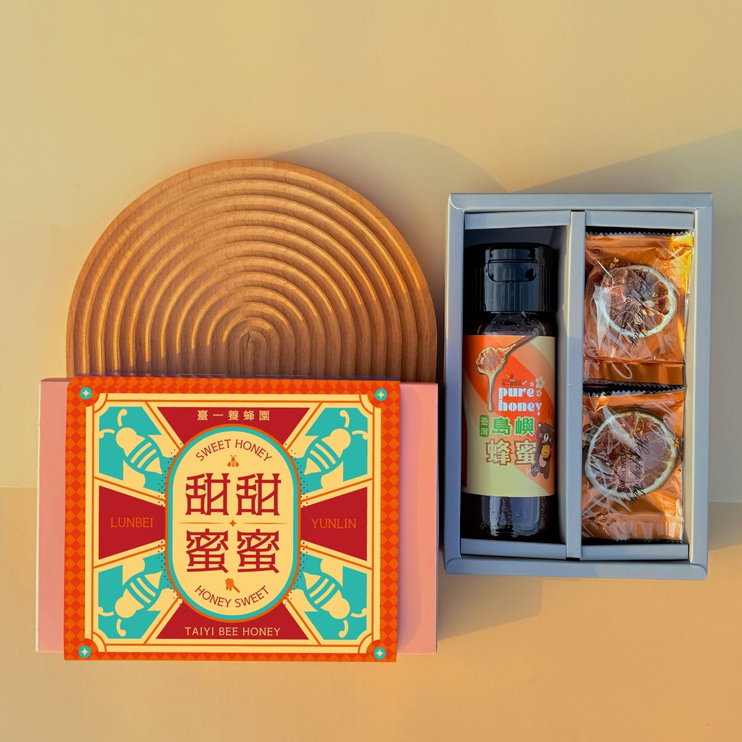 【台一养蜂园】甜蜜花果礼盒(龙眼蜜、花果包) - 蜂蜜/黑糖 - 其他材质 