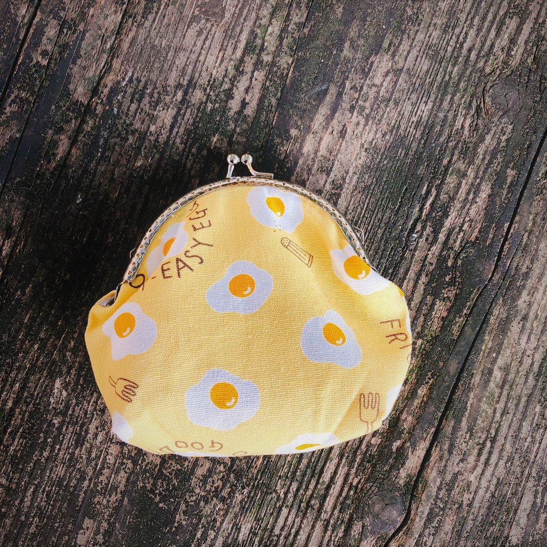 口金钱包－荷包蛋(单层防水布) - 零钱包 - 防水材质 
