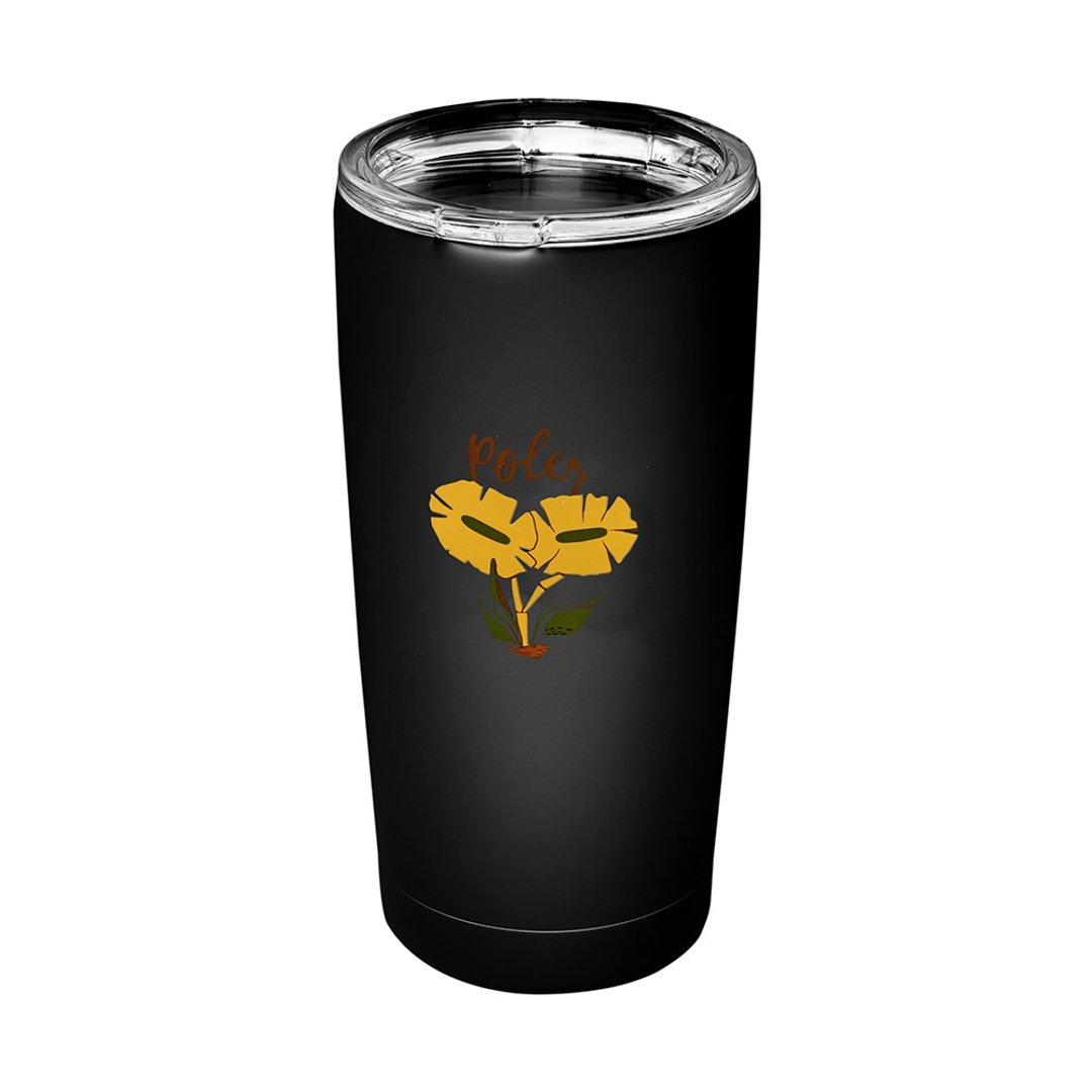 POLER 20 OZ STAINLESS STEEL TUMBLER 不锈钢随行杯 黑色 - 其他杯子 - 聚酯纤维 黑色