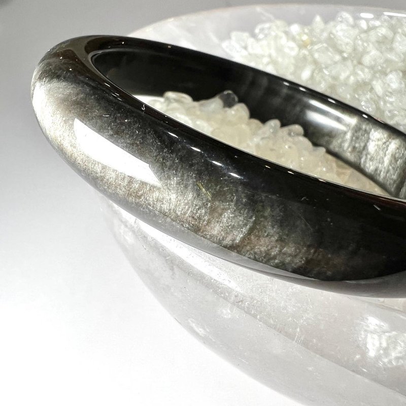 银曜石手镯 | 水晶 | 水晶手镯 - 手链/手环 - 水晶 银色