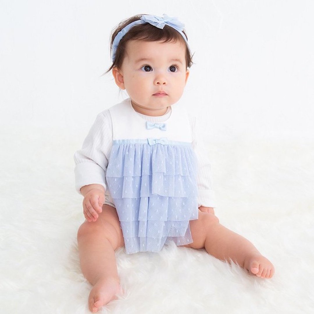 2814001 Dress-up bib POMPKINS First Ceremony Series Made in Japan - 围嘴/口水巾 - 棉 白色