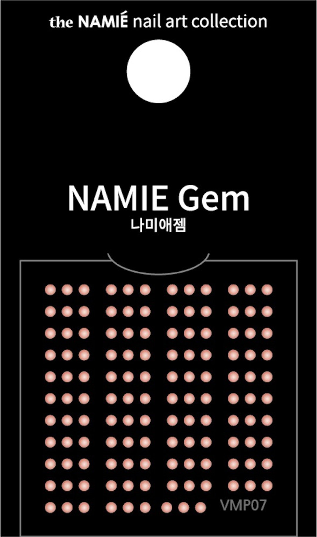 【专业用】NAMIE Gem 美甲装饰艺术贴纸 Volume Metallic 07 - 指甲油/指甲贴 - 纸 金色