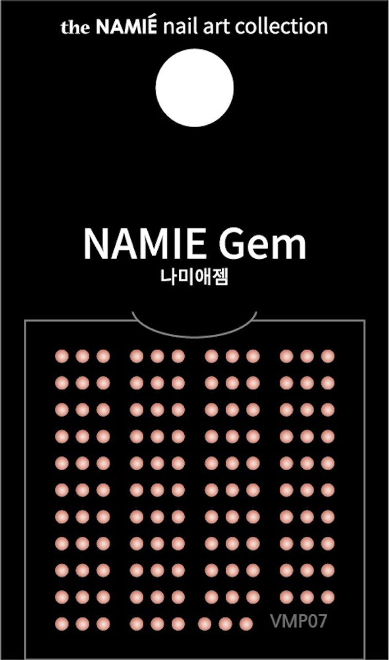 【专业用】NAMIE Gem 美甲装饰艺术贴纸 Volume Metallic 07 - 指甲油/指甲贴 - 纸 金色