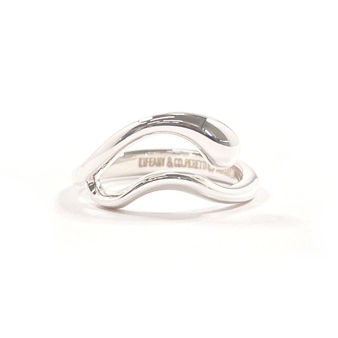 【日本直运 二手美品】8号 蒂芙尼 TIFFANY&Co. 戒指 Free Form Teardrop Elsa Peretti - 戒指 - 纯银 银色