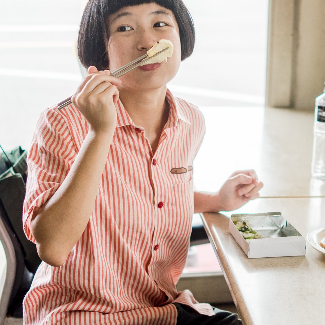 狗大便 / 双层纱软软衬衫 / 红色条纹 - 女装衬衫 - 棉 红色