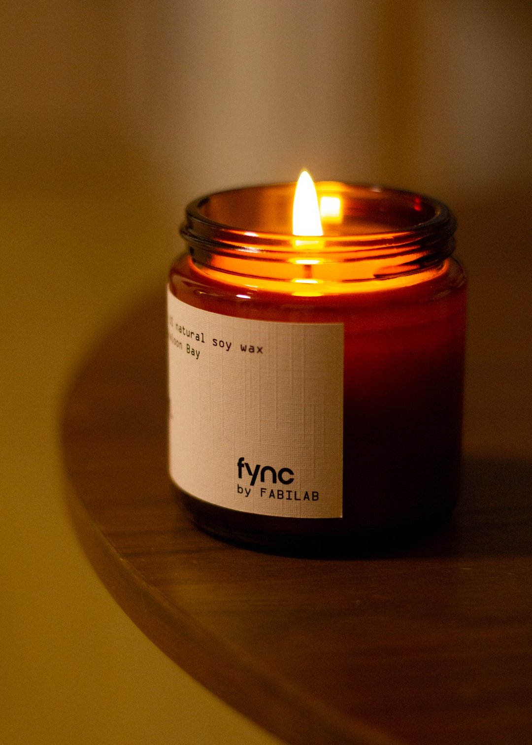 fync by FABILAB | scented candle | caramel popcorn. - 蜡烛/烛台 - 蜡 