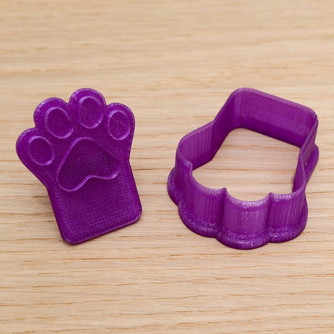 透紫猫掌饼干模 - 厨房用具 - 环保材料 紫色