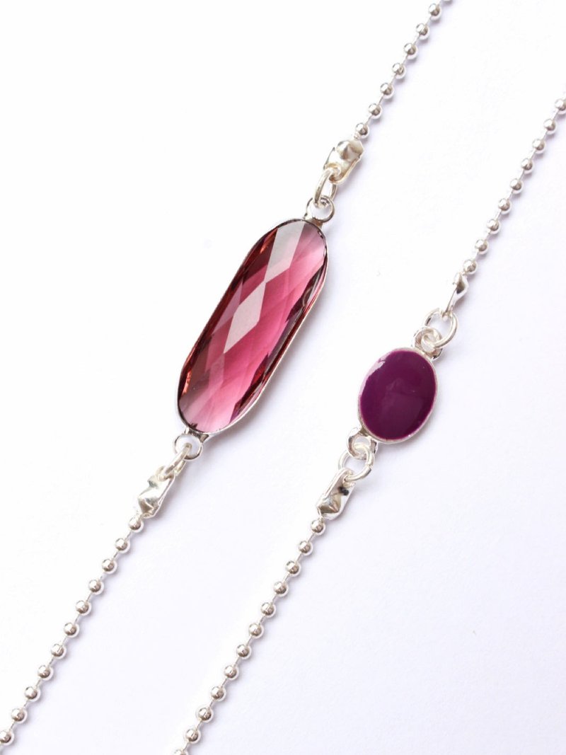 澳洲Sunny Cords 夏绿蒂宝石 帽链|眼镜链|口罩链|air pods链 - 长链 - 其他金属 