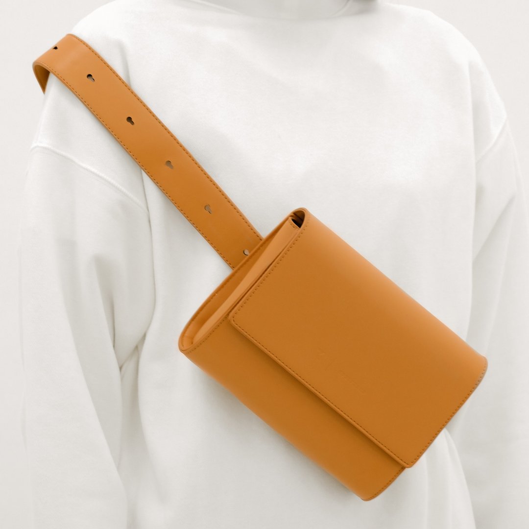 RUST BRAND / WAIST BAG - PUMPKIN - 其他 - 人造皮革 橘色
