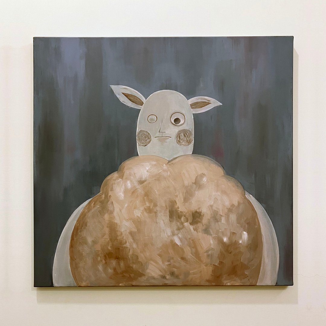 绵羊先生肖像画 - 海报/装饰画/版画 - 压克力 多色