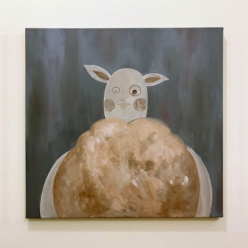 绵羊先生肖像画 - 海报/装饰画/版画 - 压克力 多色