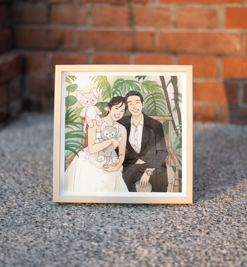 客制化人像 | 似颜绘 | 精致风景 | 毕业礼物 | 纪念日礼物 - 订制画像 - 纸 