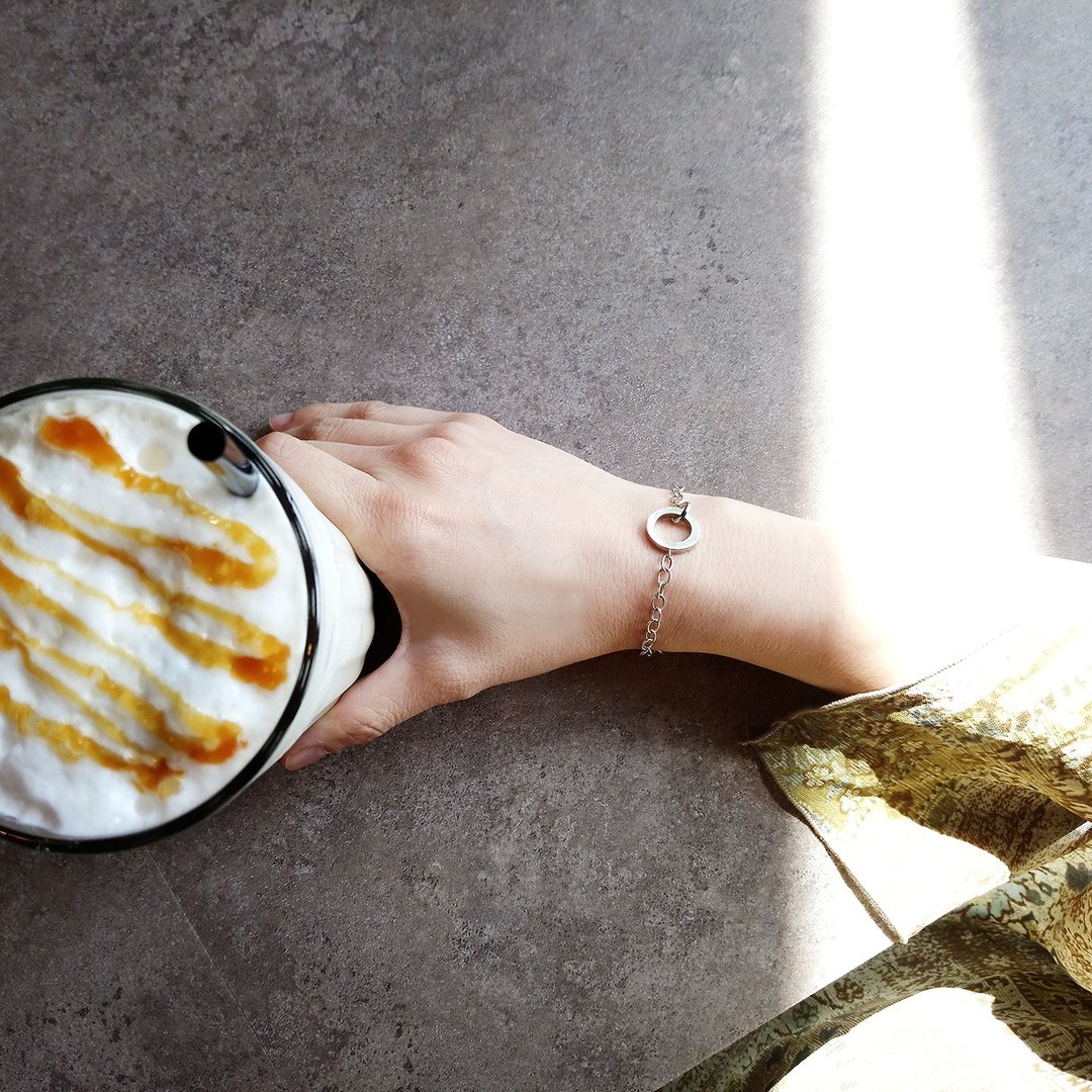 complete a bracelet_圆满a手链 | 伴娘礼 谢礼 新娘饰品 六礼 - 手链/手环 - 银 银色