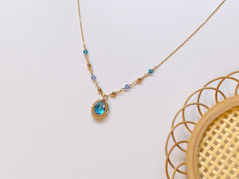 画廊系列 | 纳户 - 项链 - 半宝石 蓝色