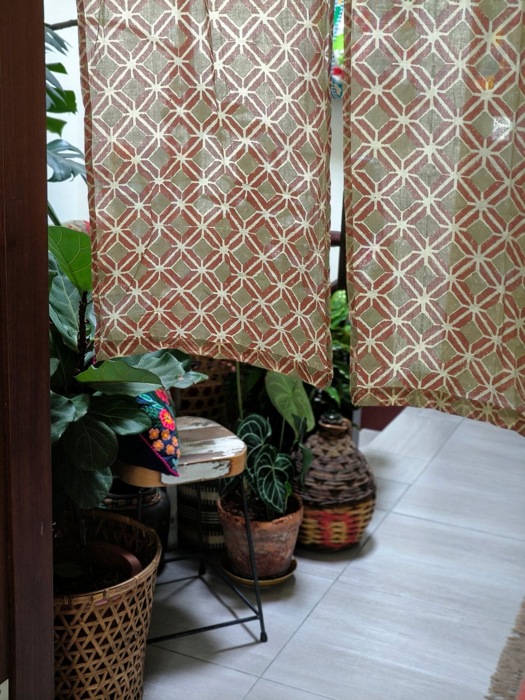 木印门帘│几何向量│ - 门帘/门牌 - 棉．麻 