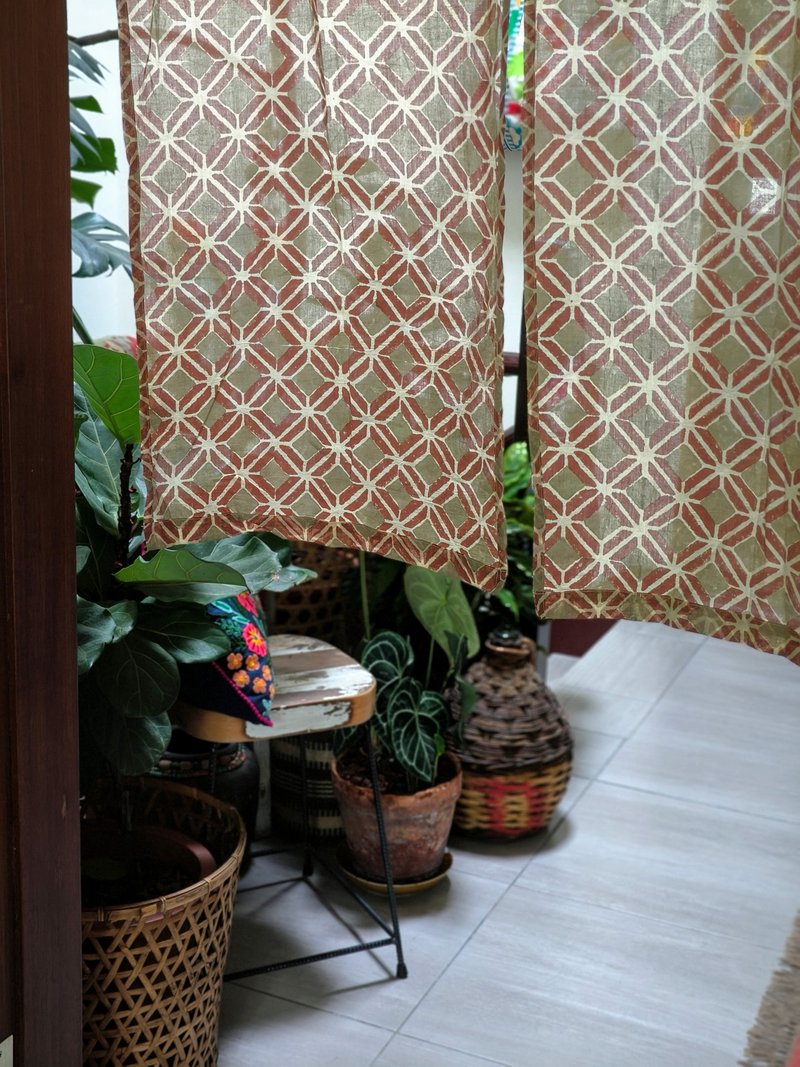 木印门帘│几何向量│ - 门帘/门牌 - 棉．麻 