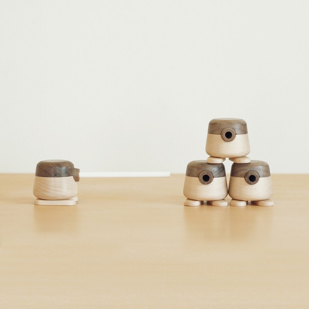 特价- pana objects 星际巴特-削笔器瑕疵品 - 收纳用品 - 木头 咖啡色