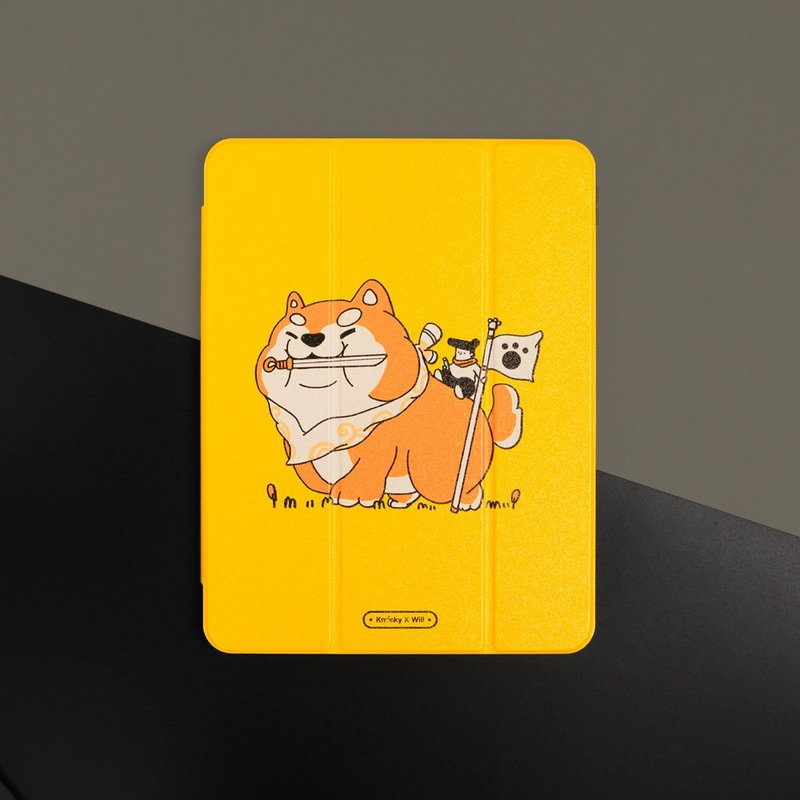 【限时特卖】iPad 插画家联名保护壳【柴之助】右侧笔槽款 - 平板/电脑保护壳 - 其他材质 黄色