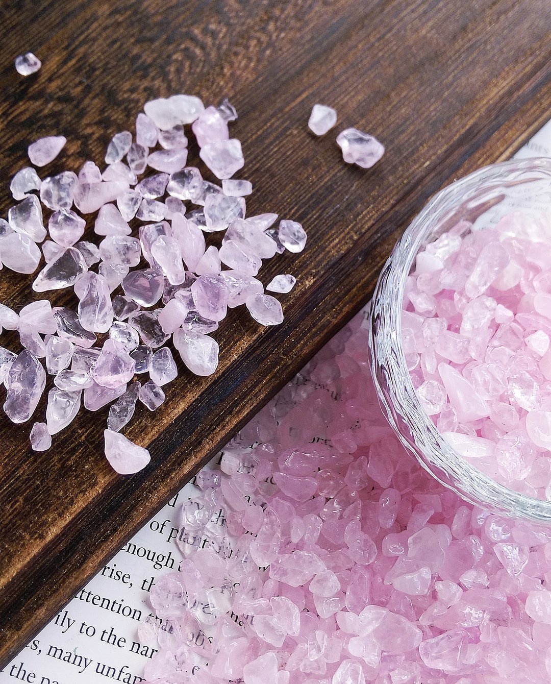 Rose Quartz 天然粉晶碎石 净化专用小碎石  一份 100g 售 50 元 - 摆饰 - 其他材质 