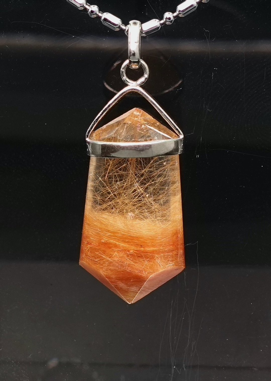 宝丽金珠宝-天然维纳斯发晶坠 - 项链 - 水晶 
