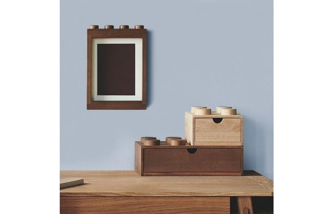 Room Copenhagen LEGO乐高桌上型木制四凸抽屉收纳箱(浅色橡木) - 收纳用品 - 其他材质 