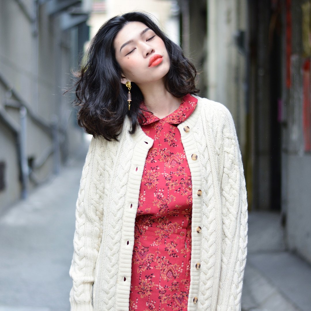 暖净  |  古着毛衣外套 - 女装针织衫/毛衣 - 其他材质 
