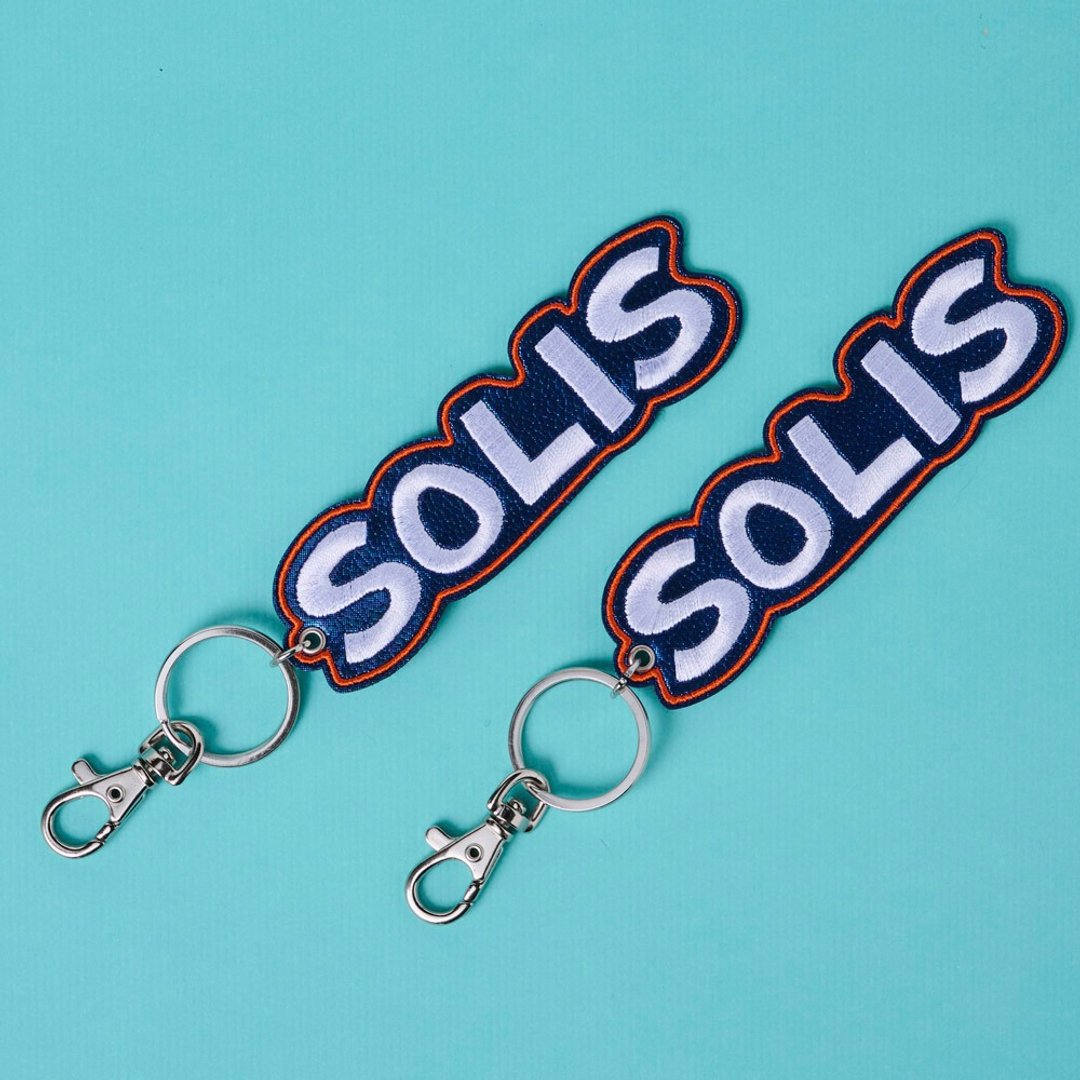 Solis LOGO刺绣钥匙圈 - 钥匙链/钥匙包 - 其他材质 多色