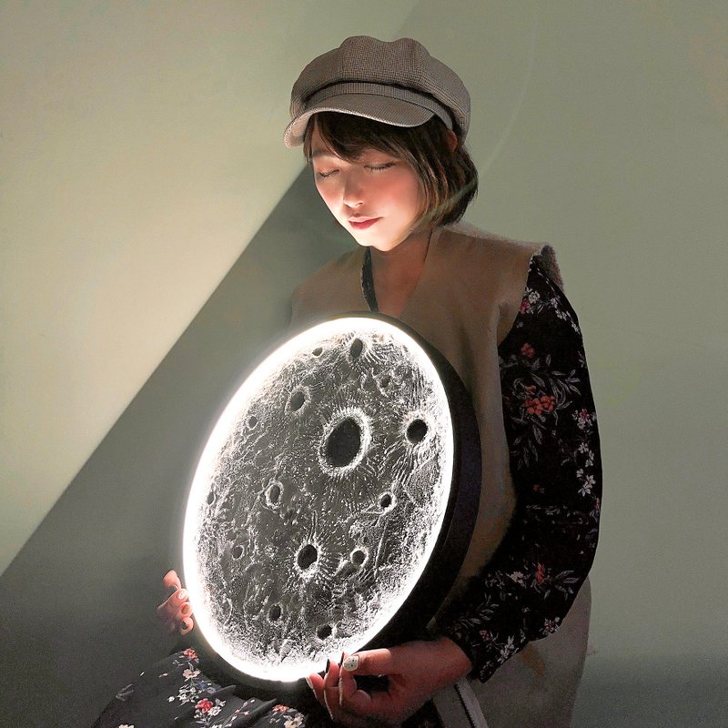 台中 幻境星球灯 月球灯 肌理画 小夜灯 文化币 - 插画/绘画/写字 - 其他材质 