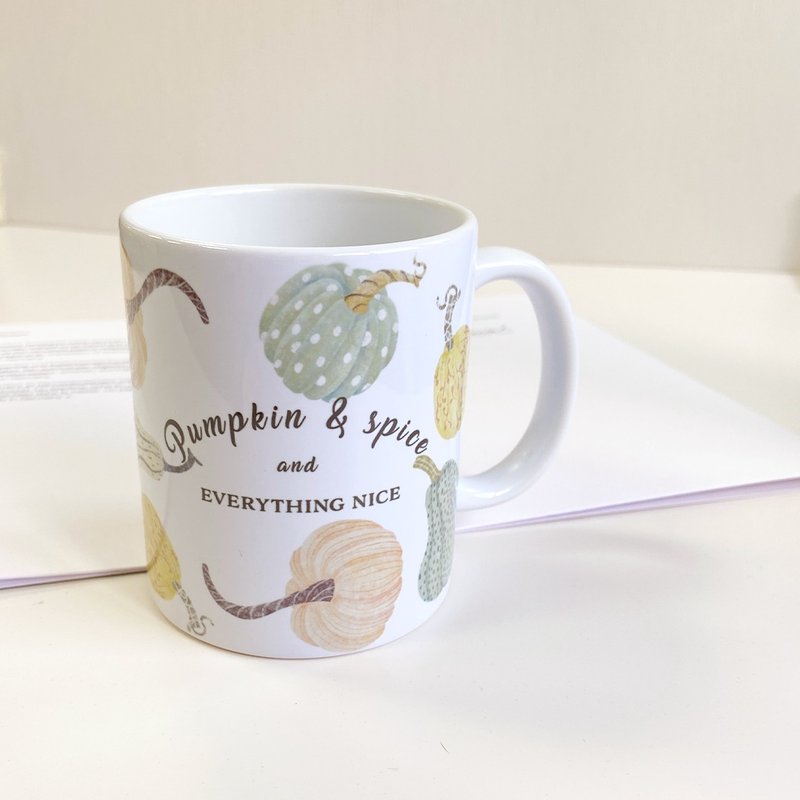 法式童趣插画马克杯—南瓜 - 咖啡杯/马克杯 - 瓷 