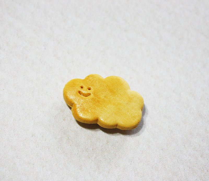 云朵蛋糕小磁铁 - 冰箱贴/磁贴 - 粘土 咖啡色