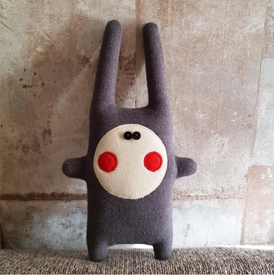 Stuffed Rabbit sewing pattern PDF rag doll tutorial in English Digital download - 手工艺教程/工具书 - 其他材质 