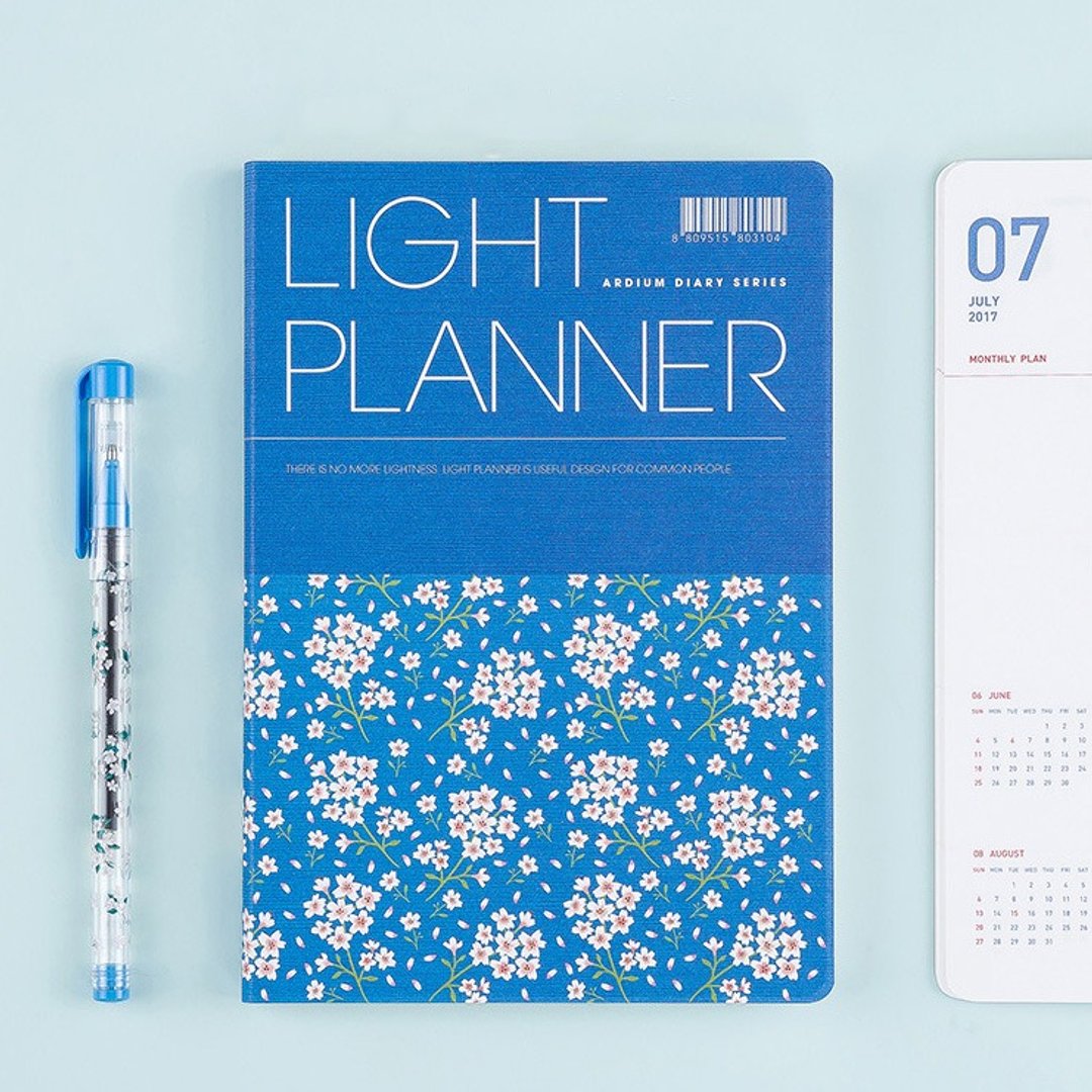 ARDIUM 2017 Light Planner 行事历\手帐 - 蓝底藏红花 - 笔记本/手帐 - 纸 蓝色
