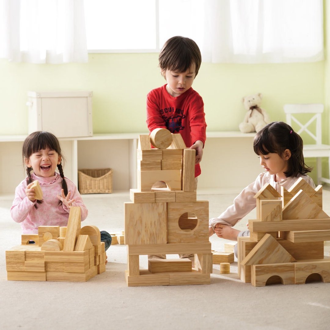 Weplay 软质木纹积木 (152件) - 玩具/玩偶 - 其他材质 咖啡色