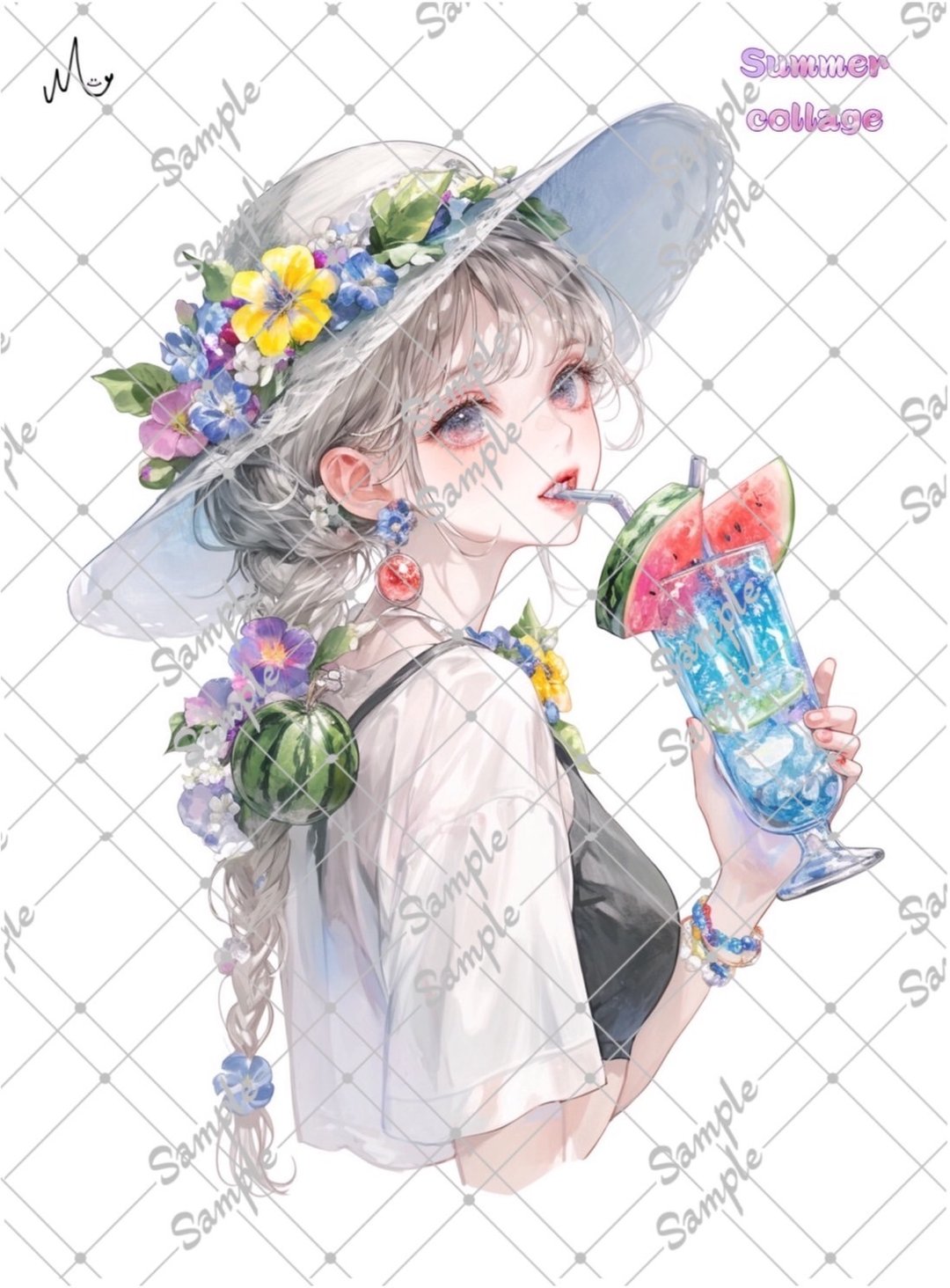原创角色贴纸限时夏季系列至8月10日 - 贴纸 - 纸 