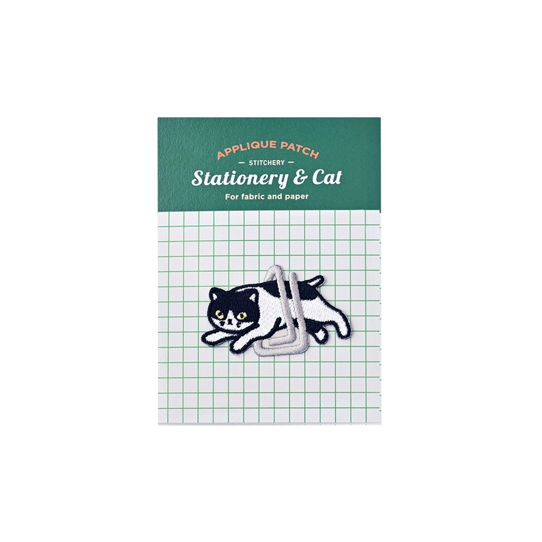猫就是这样用文具 烫贴绣片 回纹针 - 徽章/别针 - 尼龙 