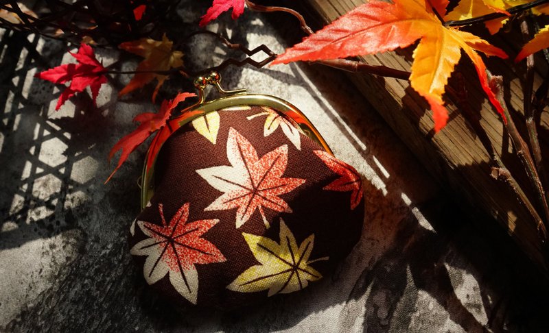 momichi小口金包 - 零钱包 - 棉．麻 