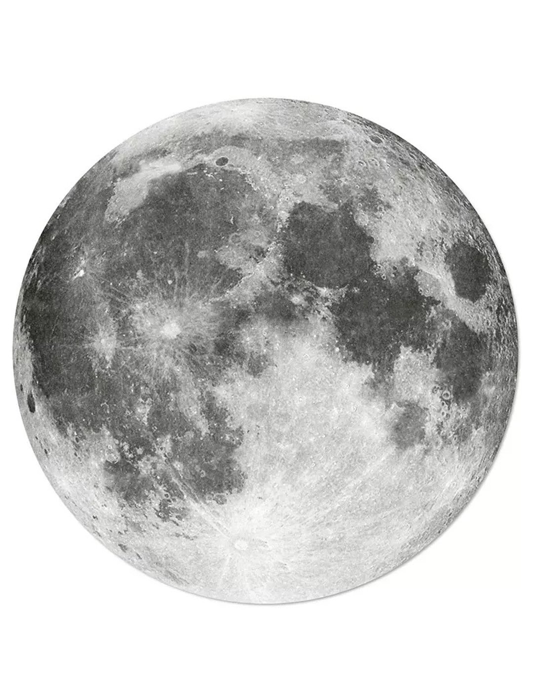 北欧设计圆型锅垫 - Moon Pot Mat (21cm) - 厨房用具 - 木头 灰色