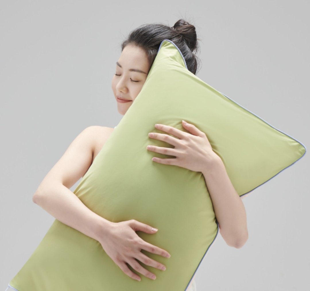 躺岛温和凉感枕套自然凉感助眠家用枕头套夏凉单人枕套抑菌面料 - 枕头/抱枕 - 其他材质 绿色