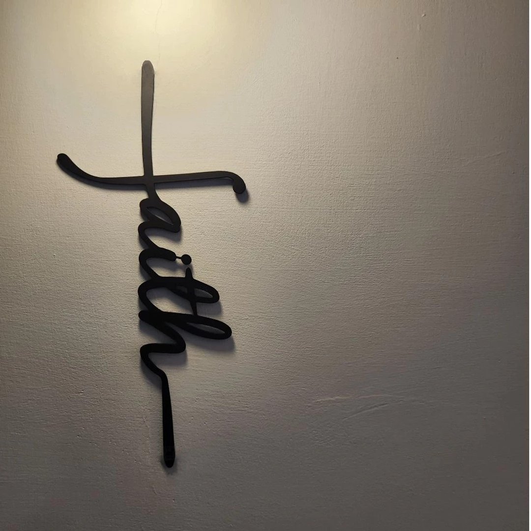 【Faith】铁艺字 - 摆饰 - 其他金属 黑色