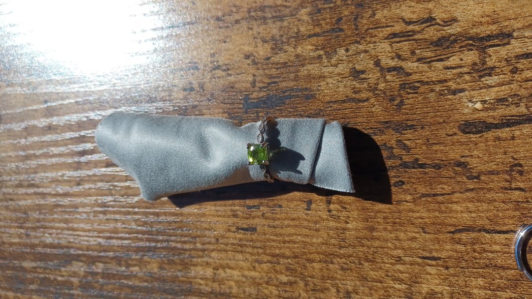 方形橄榄石戒指 - 戒指 - 半宝石 