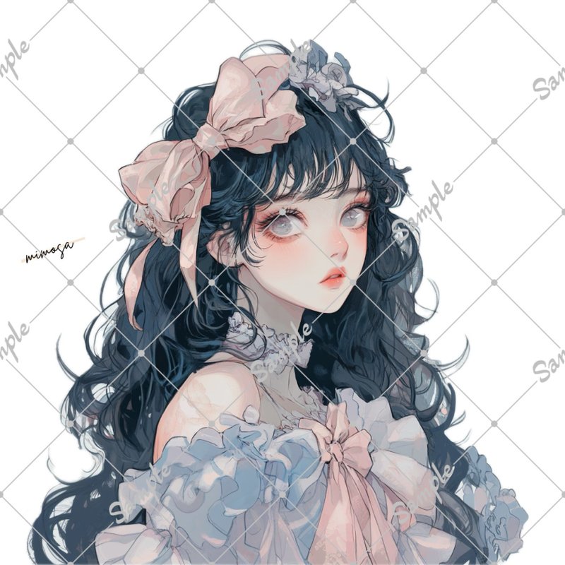 原创 人物贴纸 五张一组 - 贴纸 - 纸 