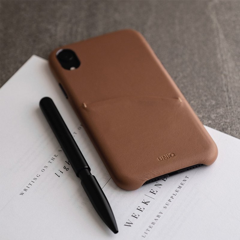iPhone XR/ XSMax Duffle真皮插卡手机保护壳 - 手机壳/手机套 - 真皮 多色