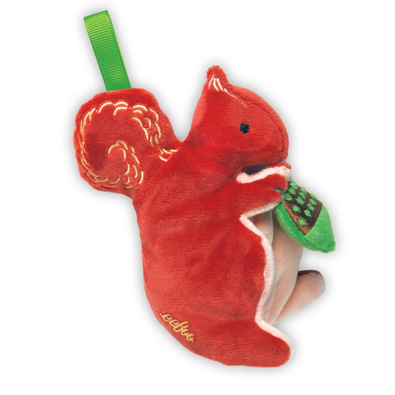 eeBoo 手摇铃 - Squirrel Rattle Rattle 松鼠 - 玩具/玩偶 - 其他材质 咖啡色