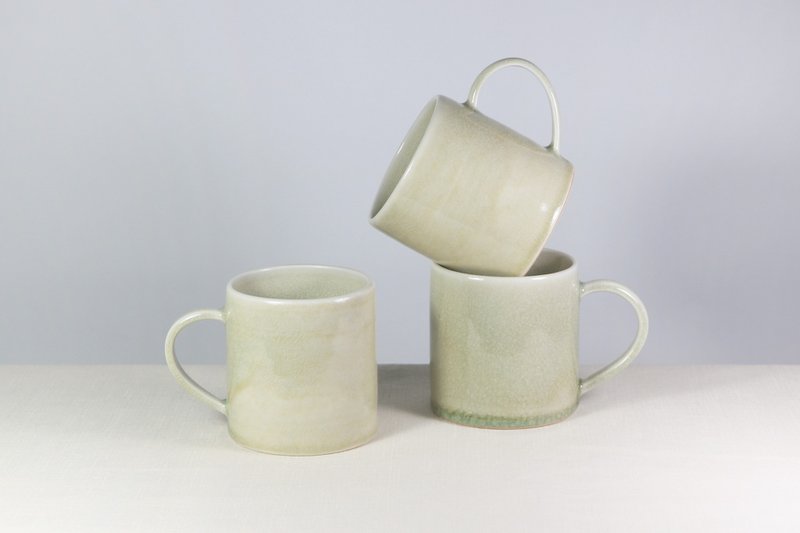 青绿枇灰马克杯 - 咖啡杯/马克杯 - 瓷 