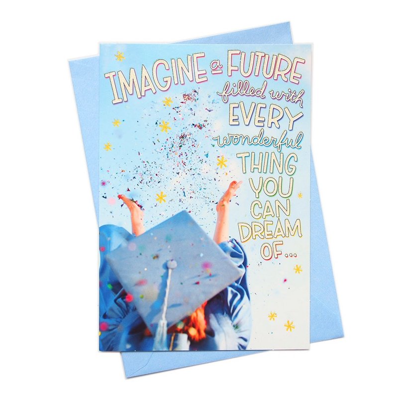 想像美好的未来【Hallmark-US卡片 毕业季】 - 卡片/明信片 - 纸 多色