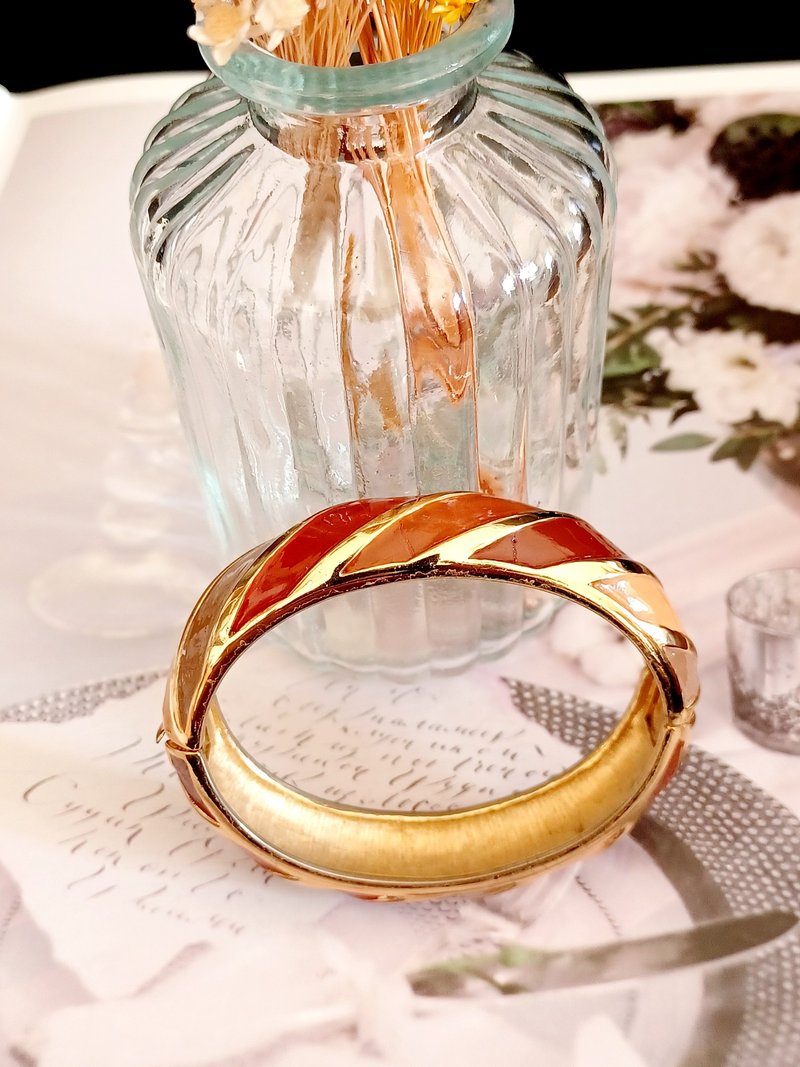 vintage jewelry Trifari 多彩珐琅现代风格 手环 - 手链/手环 - 其他金属 